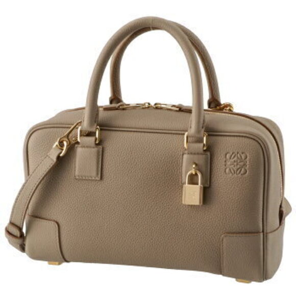 Loewe AMAZONA Shoulder Handbag Sand Beige - Picture 2 of 7